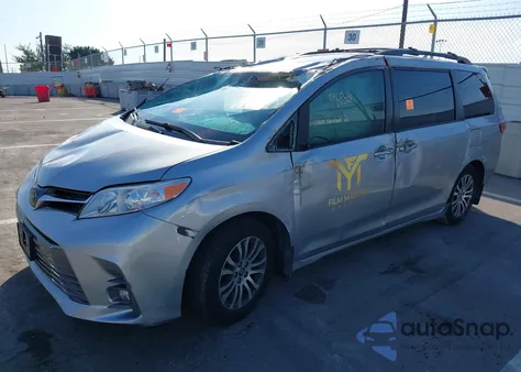 2020 Toyota Sienna Xle z USA, uszkodzony, nr VIN 5TDYZ3DC5LS050229